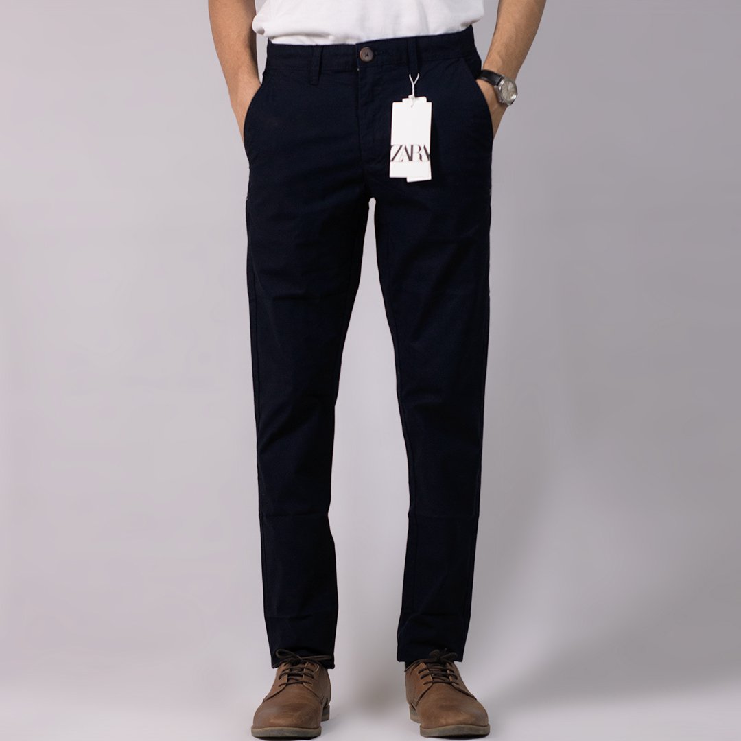 Zara Slim Fit Cotton Chinos