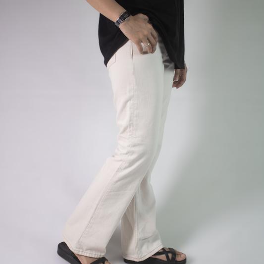 Banana Republic White Bootcut Denim Jeans